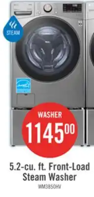 The Brick LG 5.2 Cu. Ft. Front-Load Washer and 7.4 Cu. Ft. Electric Dryer - Graphite Steel offer