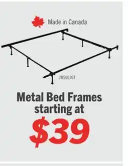 The Brick Twin/Full Metal Glider Bed Frame offer