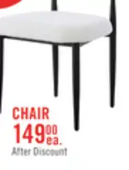 The Brick Kort & Co. Capri Dining Chair with Boucle Fabric & Gold Accent, Metal - Black offer
