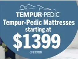 The Brick Tempur-Pedic TEMPUR Support Firm Full Mattress offer