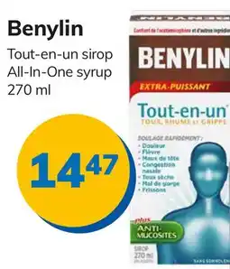 Accès pharma Benylin All-In-One syrup offer