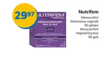 Accès pharma Nutrifem Menocomfort Vaginal Dryness offer