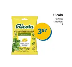 Accès pharma Ricola Lozenges offer