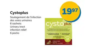 Accès pharma Cystoplus Urinary tract infection relief offer
