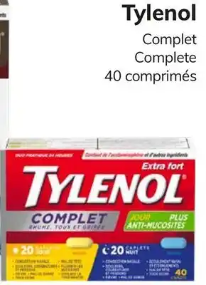 Accès pharma Tylenol Complete offer
