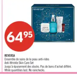 Pharmaprix REVERSA Ensemble de soins de la peau anti-rides Anti-Wrinkle Skin Care Set offer