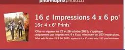 Pharmaprix 4 x 6 Prints† offer