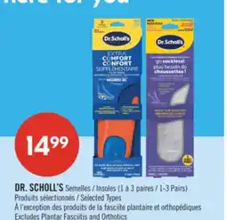 Pharmaprix DR. SCHOLL'S Insoles (1-3 Pairs) offer