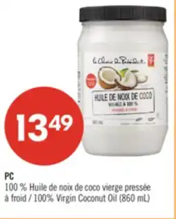 Pharmaprix PC 100% Virgin Coconut Oil offer