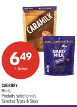 Pharmaprix CADBURY Minis offer