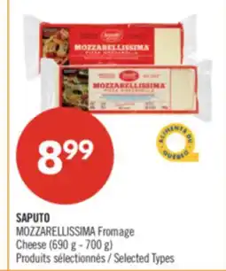 Pharmaprix SAPUTO MOZZARELLISSIMA Cheese offer