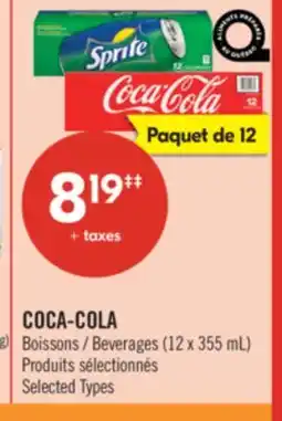 Pharmaprix COCA-COLA Beverages offer