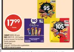 Pharmaprix CADBURY FAVORIS (90) or MARS VARIETY (95 - 105) Fun Size Treats offer