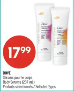 Pharmaprix DOVE Body Serums (237 mL) offer