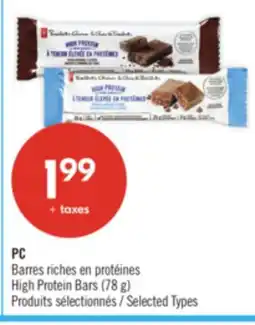 Pharmaprix PC High Protein Bars offer