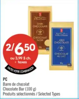 Pharmaprix PC Chocolate Bar offer