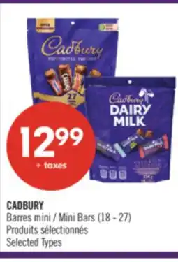 Pharmaprix CADBURY Mini Bars (18 - 27) offer