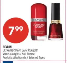 Pharmaprix REVLON ULTRA HD SNAP! or CLASSIC Nail Enamel offer