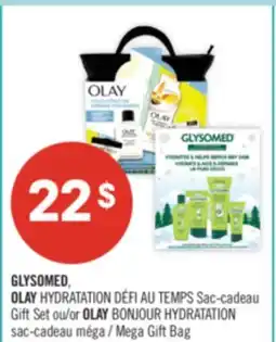 Pharmaprix GLYSOMED, OLAY HYDRATATION Gift Set or OLAY BONJOUR HYDRATATION Mega Gift Bag offer
