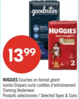 Pharmaprix HUBBIES Jumbo Diapers or Training Underwear offer