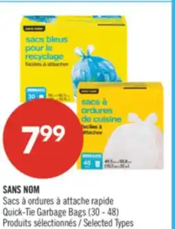 Pharmaprix NO NAME Quick-Tie Garbage Bags offer