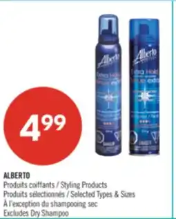 Pharmaprix ALBERTO Styling Products offer