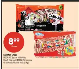 Pharmaprix CARNABY SWEET Candy Bag or ROCKETS Candy Rolls offer