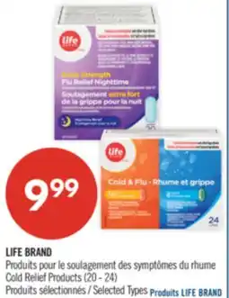 Pharmaprix LIFE BRAND Cold Relief Products (20-24) offer