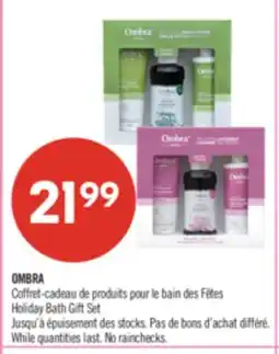Pharmaprix OMBRA Holiday Bath Gift Set offer