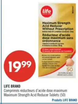 Pharmaprix LIFE BRAND Maximum Strength Acid Reducer Tablets offer
