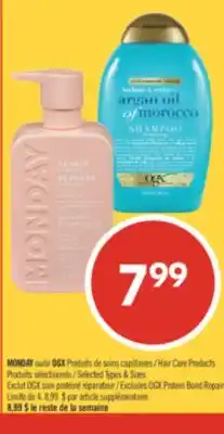 Pharmaprix MONDAY or OGX Hair Care Products offer