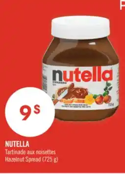 Pharmaprix NUTELLA Tartinade aux noisettes Hazelnut Spread (725 g) offer