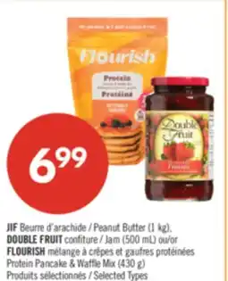 Pharmaprix Peanut Butter (1 kg), or Jam (500 mL) or Protein Pancake & Waffle Mix (430 g) offer