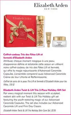 Pharmaprix Elizabeth Arden Twist & Lift Trio Holiday Skin Care Set offer