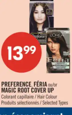 Pharmaprix PREFERENCE, FÉRIA ou/or MAGIC ROOT COVER UP Colorant capillaire / Hair Colour offer