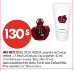 Pharmaprix NINA RICCI ROUGE CRUSH HOLIDAY offer