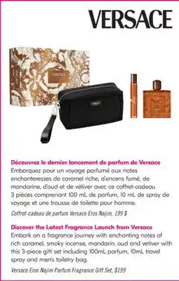 Pharmaprix Versace Eros Najim Parfum Fragrance Gift Set offer