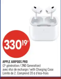 Pharmaprix APPLE AIRPODS PRO 2ND Generation offer