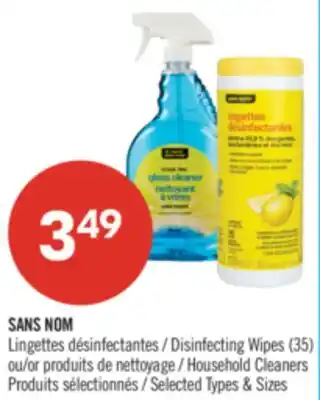 Pharmaprix Disinfecting Wipes (35) or Household Cleaners offer