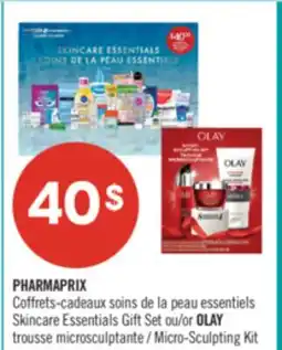 Pharmaprix PHARMAPRIX Skincare Essentials Gift Set or OLAY Micro-Sculpting Kit offer