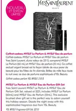 Pharmaprix MYSLF Le Parfum & MYSLF Eau de Parfum Gift Set offer