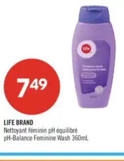 Pharmaprix LIFE BRAND pH-Balance Feminine Wash offer
