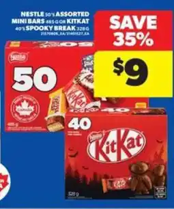 Real Canadian Superstore Nestlé Assorted Mini Bars or KitKat Spooky Break offer