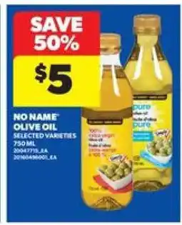 Real Canadian Superstore NO NAME Olive Oil offer