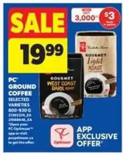 Real Canadian Superstore PC GROUND COFFEE offer