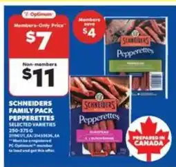 Real Canadian Superstore Schneiders Family Pack Pepperettes offer