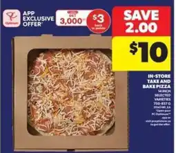 Real Canadian Superstore In-Store Take and Bake Pizza offer