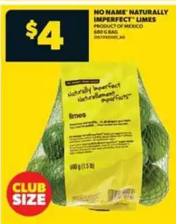 Real Canadian Superstore NO NAME NATURALLY IMPERFECT LIMES offer