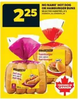 Real Canadian Superstore NO NAME Hot Dog or Hamburger Buns offer