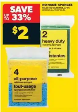 Real Canadian Superstore NO NAME SPONGES offer